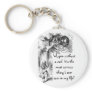 Alice and the Cheshire Cat Keychain