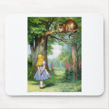 ALICE AND THE CHESHIRE CAT MOUSE PADS