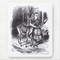 Alice and the Fawn mousepads