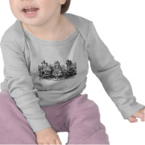 Alice and the Queens t-shirts