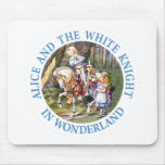 Alice and The White Knight in Wonderland Mouse Pad