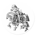 Alice and the White Knight Sticker