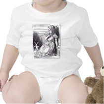 Alice and the White Rabbit t-shirts