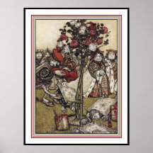 Alice and Wonderland - Arthur Rackham Posters