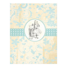 Alice and Wonderland Vintage Gifts Letterhead