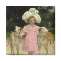 Alice Antoinette de la Mar, aged five magnets