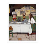 Alice at the Mad Tea Party Postcards