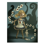 Alice au pays des merveilles carte postale