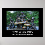 Alice au pays des merveilles - Central Park NYC Posters