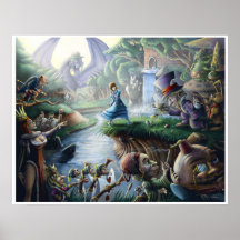 Alice au pays des merveilles : Chaos commandé Affiches