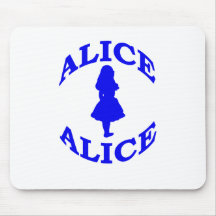 Alice au pays des merveilles tapis de souris
