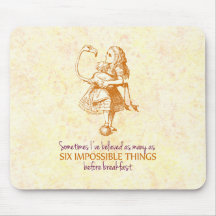 Alice au pays des merveilles tapis de souris
