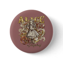 Alice Carnivale Style (Gold Version) Button