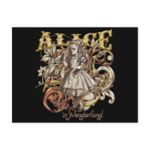 Alice Carnivale Style (Gold Version) Postcard