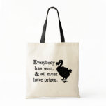 Alice Dodo Everybody Has Won Canvas Bags
