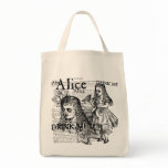Alice Drink Me Collage bags