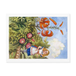 ALICE ENCOUNTERS THE TALKING FLOWERS postcards