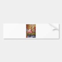 Alice Falls Through The Mirror Bumper Stickers