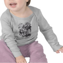 Alice, Flamingo and Duchess t-shirts