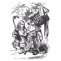 Alice, Flamingo and Duchess t-shirts