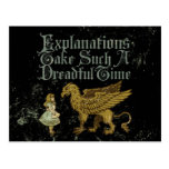 Alice Gryphon Explanations Take Such A Dreadful Ti Post Card