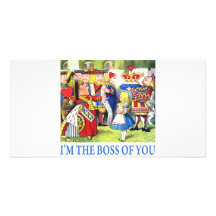 ALICE - I'M THE BOSS OF YOU CUSTOMIZED PHOTO CARD