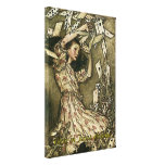 Alice in Texas Holdem Poker Wrapped Canvas canvas prints
