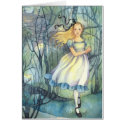 Alice in the Tulgey Wood - Wonderland Card