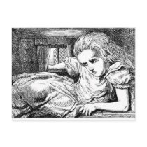 Alice in the White Rabbit's House Post Cards