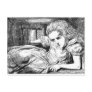 Alice in the White Rabbit's House Post Cards