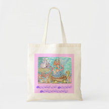 Alice in Water Wonderland Tote Tote Bag