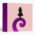 Alice In Wonderland 3 Ring Binder