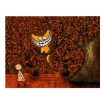 Alice in Wonderland - A Cheshire Cat Post Cards