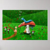 Alice in Wonderland - Advice From A Caterpillar Print