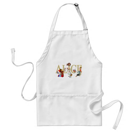 ALICE IN WONDERLAND AND FRIENDS APRON
