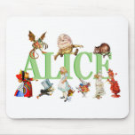 Alice in Wonderland and Friends Mousepads