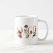 ALICE IN WONDERLAND AND FRIENDS MUG