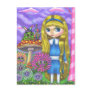 Alice in Wonderland and the Caterpillar Postcard