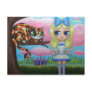 Alice In Wonderland and the Cheshire Cat Postcards