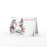 Alice In Wonderland Bat Mitzvah Thank You Card