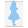 Alice In Wonderland Blue Card