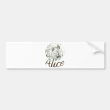 Alice in Wonderland Bumper Sticker