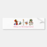 Alice in Wonderland Bumper Sticker