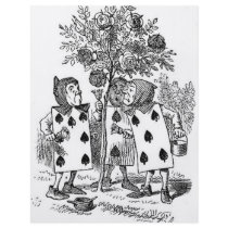 Alice in Wonderland Card Soldiers Flyer Design