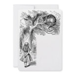 Alice in Wonderland; Cheshire Cat with Alice Personalized Announcement