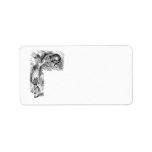 Alice in Wonderland; Cheshire Cat with Alice Personalized Address Labels