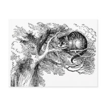Alice in Wonderland; Cheshire Cat with Alice Postcards