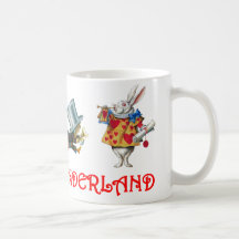 ALICE IN WONDERLAND COFFEE MUGS