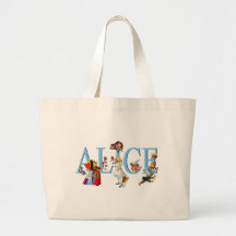 ALICE IN WONDERLAND & FRIENDS CANVAS BAG