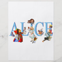 ALICE IN WONDERLAND & FRIENDS FLYERS